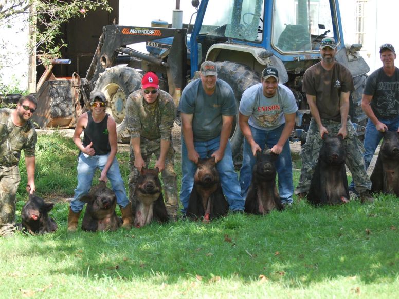 Happy hunters at Scenic View Hunting