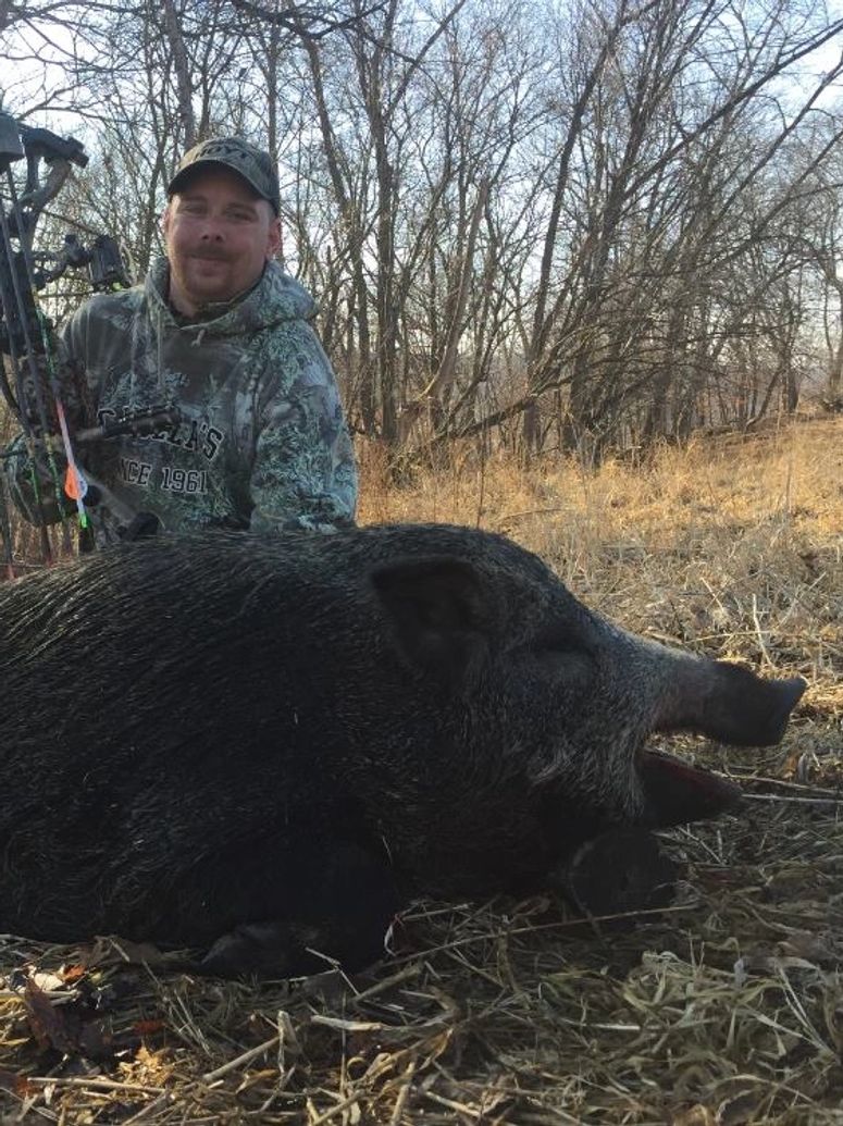 Happy hunters at Scenic View Hunting